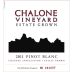 Chalone Estate Grown Pinot Blanc 2011 Front Label
