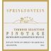 Springfontein Wine Estate Terroir Selection Pinotage 2012 Front Label