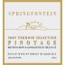 Springfontein Wine Estate Terroir Selection Pinotage 2009 Front Label