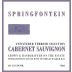 Springfontein Wine Estate Terroir Selection Cabernet Sauvignon 2010 Front Label
