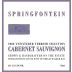 Springfontein Wine Estate Terroir Selection Cabernet Sauvignon 2008 Front Label