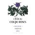 Chateau Coupe Roses Minervois La Bastide 2014 Front Label