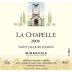 St Jacques d'Albas Minervois La Chapelle 2008 Front Label