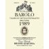 Bruno Giacosa Barolo 1989 Front Label