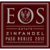 EOS Zinfandel 2012 Front Label