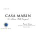 Casa Marin Lo Abarca Hills Pinot Noir 2009 Front Label