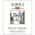 Castello di Albola Friuli Aquileia Pinot Grigio 2012 Front Label