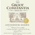 Groot Constantia Gouverneurs Reserve Red 2008 Front Label