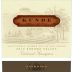 Kunde Drummond Cabernet Sauvignon 2012 Front Label