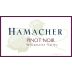 Hamacher Wines Pinot Noir 2009 Front Label