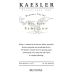 Kaesler Barossa Valley Old Vine Semillon 2012 Front Label