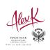 Kalex Alex K Pinot Noir 2013 Front Label
