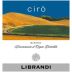 Librandi Ciro Greco Bianco 2012 Front Label