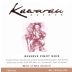 Kawarau Estate Reserve Pinot Noir 2003 Front Label