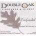 Double Oak Vineyards & Winery Zinfandel 2008 Front Label