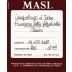 Masi Amarone della Valpolicella Classico Campolongo di Torbe 2001 Front Label