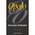 Opolo Mountain Zinfandel 2012 Front Label