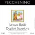 Pecchenino Dogliani Superiore Bricco Botti Dolcetto 2009 Front Label