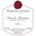 Mastrojanni Rosso di Montalcino 2014 Front Label