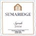 Sumaridge Walker Bay Syrah 2004 Front Label