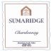 Sumaridge Walker Bay Chardonnay 2009 Front Label