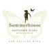 Summerhouse Wines Sauvignon Blanc 2015 Front Label