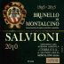 Salvioni Brunello di Montalcino 2010 Front Label