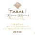 Tabali Especial Reserva Red Blend 2010 Front Label