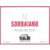 Sorbaiano Montescudaio Rosso 2014 Front Label