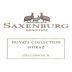 Saxenburg Private Collection Shiraz 2011 Front Label