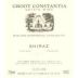Groot Constantia Shiraz 1999 Front Label