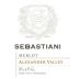 Sebastiani Alexander Valley Merlot 2013 Front Label