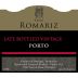 Romariz Late Bottled Vintage Port 2009 Front Label
