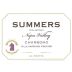 Summers Estate Napa Valley Charbono 2013 Front Label