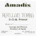 Rotllan Torra Amadis 2002 Front Label