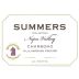 Summers Estate Napa Valley Charbono 2014 Front Label