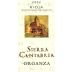 Sierra Cantabria Organza 2002 Front Label