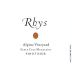 Rhys Alpine Vineyard Pinot Noir 2014 Front Label
