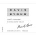 Davis Bynum Jane's Vineyard Pinot Noir 2016 Front Label