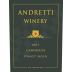 Andretti Pinot Noir 2010 Front Label