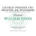 William Fevre Chablis Montee de Tonnerre Premier Cru 2011 Front Label