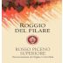 Velenosi Rosso Piceno Roggio del Filare Superiore 2003 Front Label