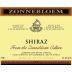 Zonnebloem Shiraz 2013 Front Label