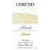 Ceretto Barolo Brunate 2012 Front Label