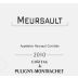 Chateau de Puligny-Montrachet Meursault 2010 Front Label