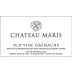 Chateau Maris Old Vine Grenache 2008 Front Label