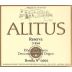 Bodegas Balbas Alitus Reserva 2004 Front Label