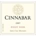 Cinnabar Santa Cruz Mountains Pinot Noir 2007 Front Label