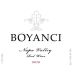 BOYANCI Red 2010 Front Label