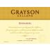 Grayson Cellars Zinfandel 2009 Front Label